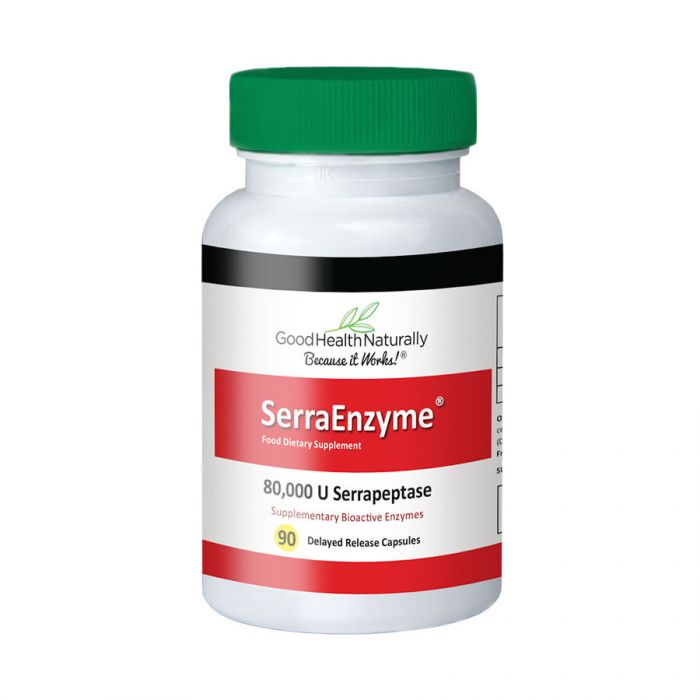 SerraEnzyme 80,000IU (phthalate free) Delayed Release - MicroBio Health