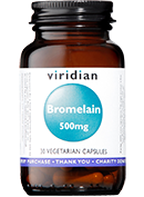 Viridian Bromelain 500mg 90 Capsules