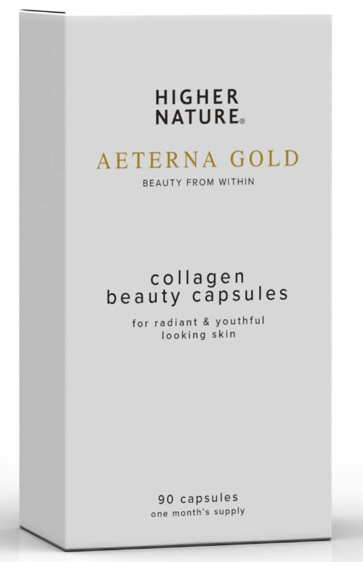 Higher Nature Æterna Gold Collagen Beauty Capsules - MicroBio Health
