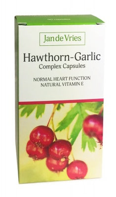 Jan De Vries Hawthorn Garlic 90caps - MicroBio Health