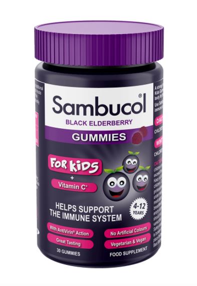 Sambucol Elderberry Gummies Kids 30