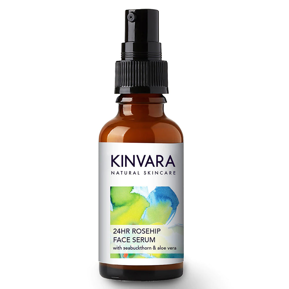 Kinvara 24Hr Rosehip Face Serum 30ml - MicroBio Health
