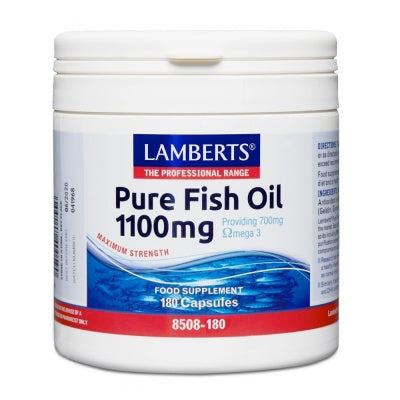 Lamberts Pure Fish Oil 1100mg 180 Caps - MicroBio Health