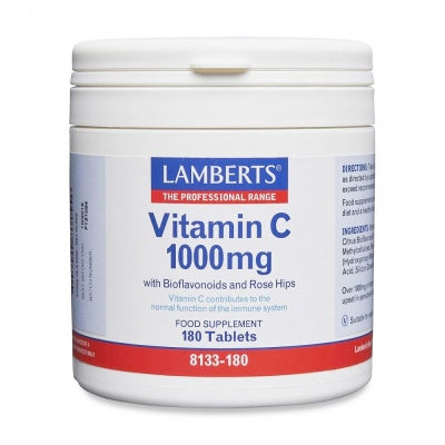 Lamberts Vitamin C 1000mg with Bioflavonoids 180 - MicroBio Health