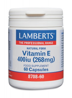 Lamberts Vitamin E 400iu 60 Caps - MicroBio Health