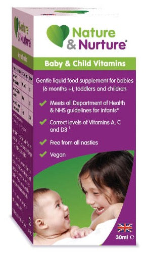 Nature & Nurture Baby Vitamins (30ml)
