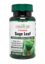 Natures Aid Sage Leaf 50mg 90 tabs - MicroBio Health