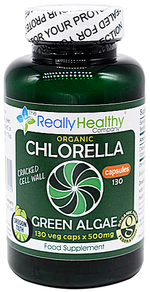 Organic Chlorella 130 veg caps 500 mg - MicroBio Health