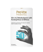 Pro-Ven 50 Plus A-Z Multivitamins with Acidophilus & Bifidus 30 - MicroBio Health