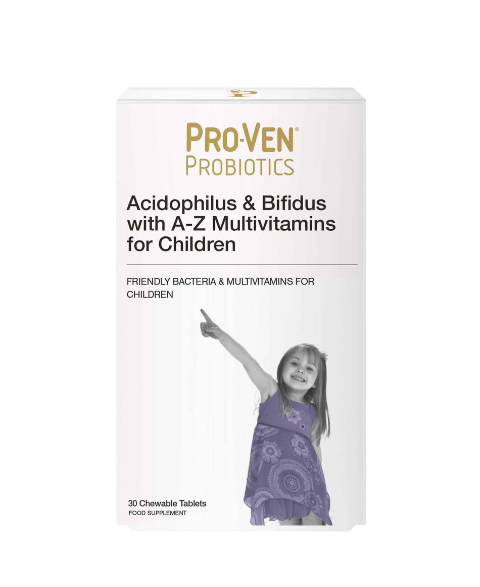 Pro-Ven Lactobacillius & Bifidus with A-Z Multivitamins for Children - MicroBio Health