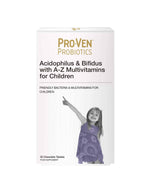 Pro-Ven Lactobacillius & Bifidus with A-Z Multivitamins for Children - MicroBio Health