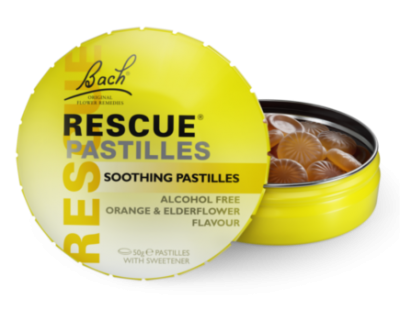Rescue Pastilles Orange & Elderflower 50g - MicroBio Health