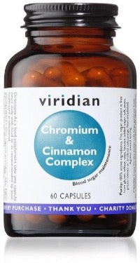 Viridian Chromium & Cinnamon Complex Veg Caps 60 - MicroBio Health