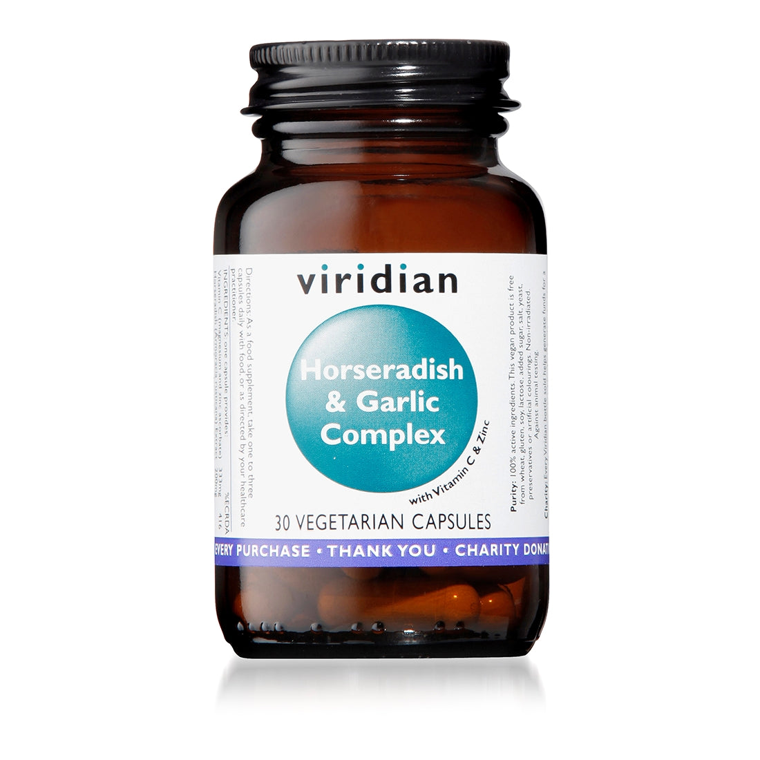 Viridian Horseradish & Garlic Complex 30 - MicroBio Health