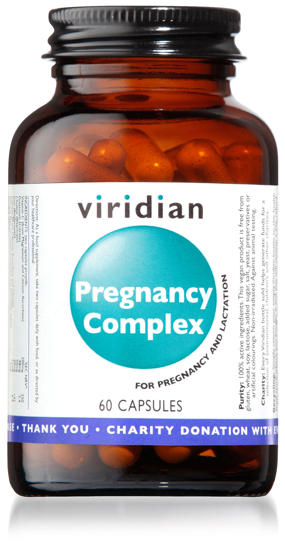 Viridian Pregnancy Complex Veg Caps 60 - MicroBio Health
