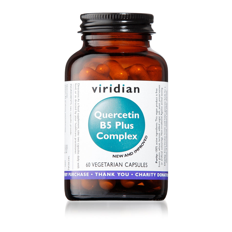 Viridian Quercetin B5 Plus Complex Veg Caps 60 - MicroBio Health