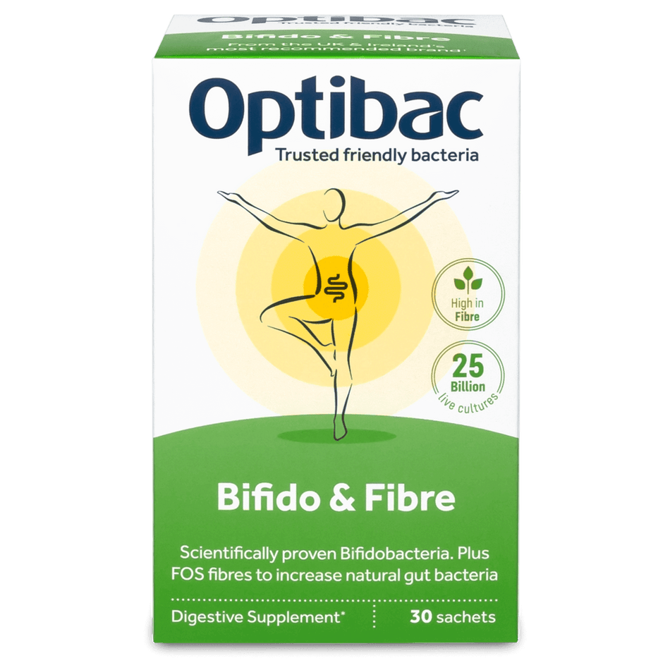OptiBac Bifidobacteria & fibre 30 sachet - MicroBio Health