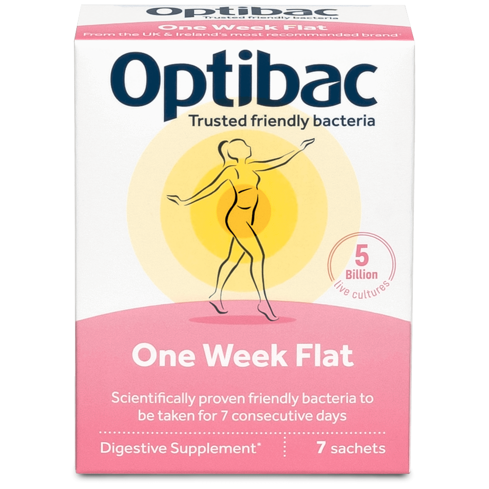 OptiBac One week flat 7 sachets - MicroBio Health