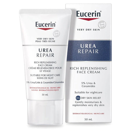 Eucerin Dry Skin Face Cream 5% 50ml - MicroBio Health