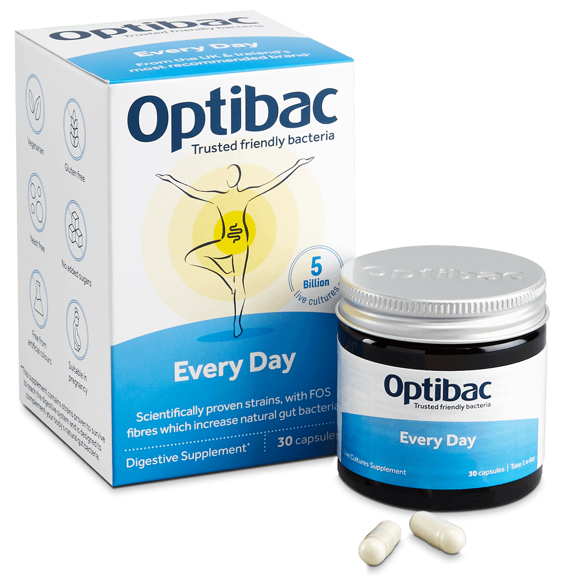 OptiBac For every day 30 capsules - MicroBio Health