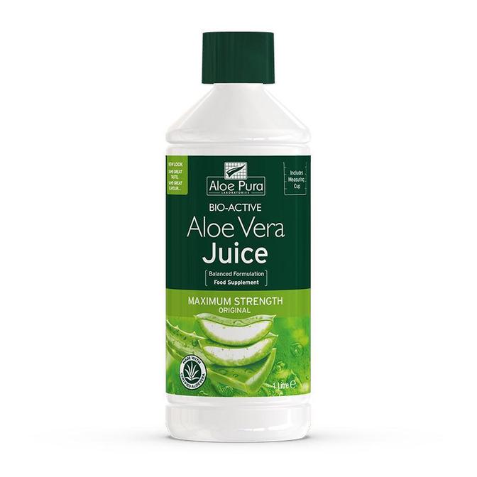 Aloe Pura Aloe Vera Juice Max Strength 1 - MicroBio Health
