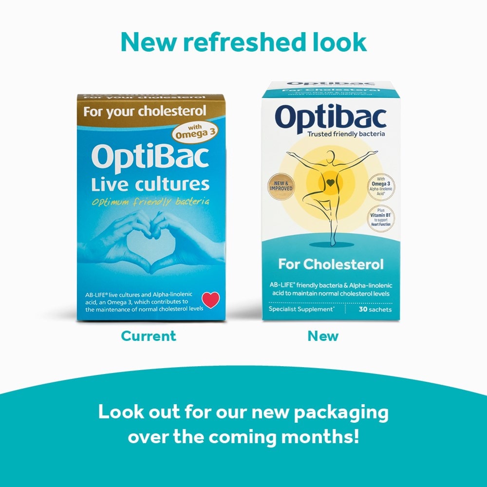 OptiBac For your cholesterol 30 capsules - MicroBio Health