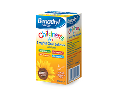 Benadryl Children's 6+ Solution 70ml
