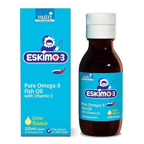 Eskimo Oil with Vitamin E liquid 105ml - MicroBio Health