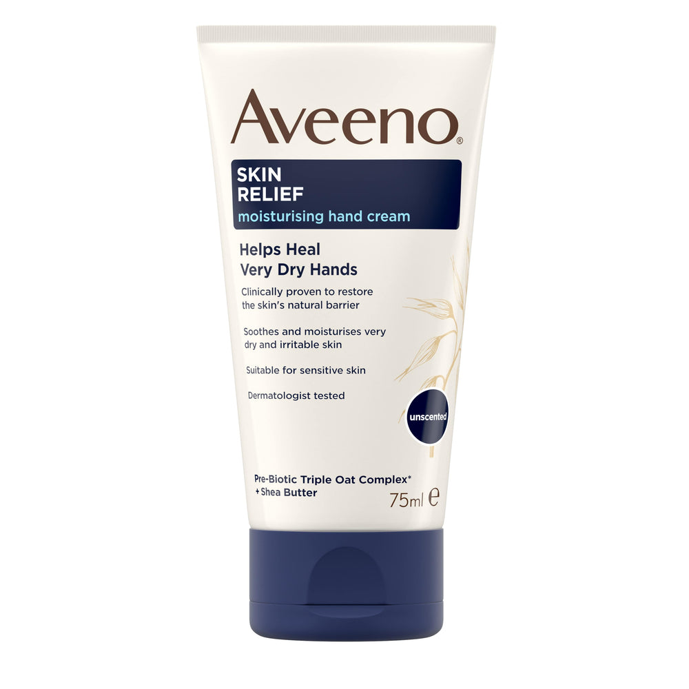 
            
                Load image into Gallery viewer, Aveeno Skin Relief Hand Cream 75ml - MicroBio Health
            
        