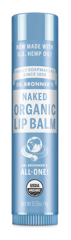 Dr Bronner's Organic Lip Balm Naked Baby Mild 4g