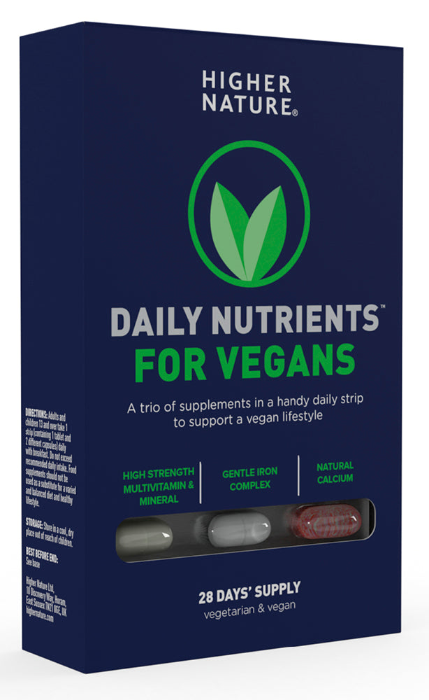 Higher Nature Daily Nutrient Pack Vegan 28 Day Supply