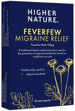 Higher Nature Feverfew Migraine Relief 30 Capsules