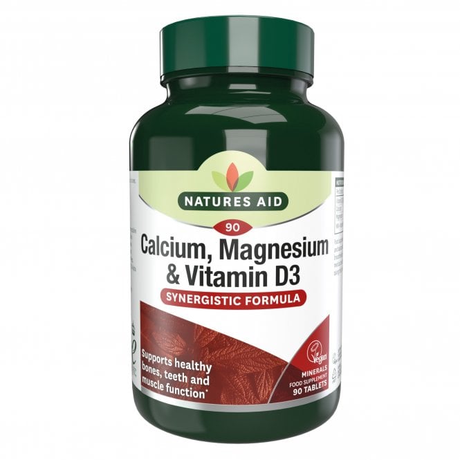 Natures Aid Calcium, Magnesium & Vitamin D3 90 Tablets - MicroBio Health