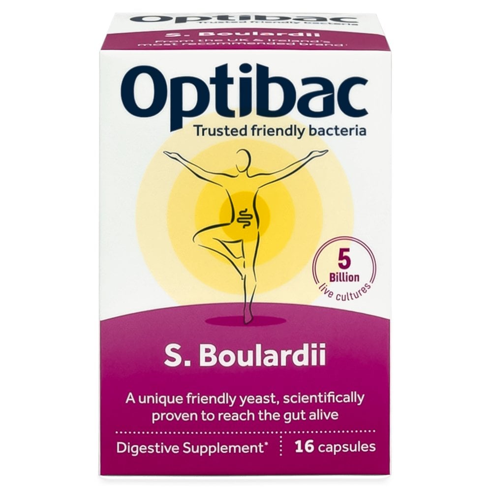 OptiBac Saccharomyces Boulardii 16 Capsules