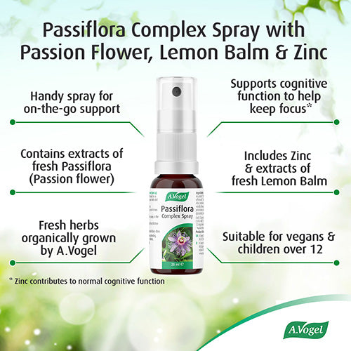 A.Vogel Passiflora Complex Spray 20ml - MicroBio Health