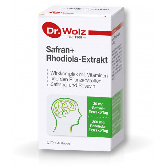 Dr Wolz Safran Rhodiola Extract 120 caps - MicroBio Health