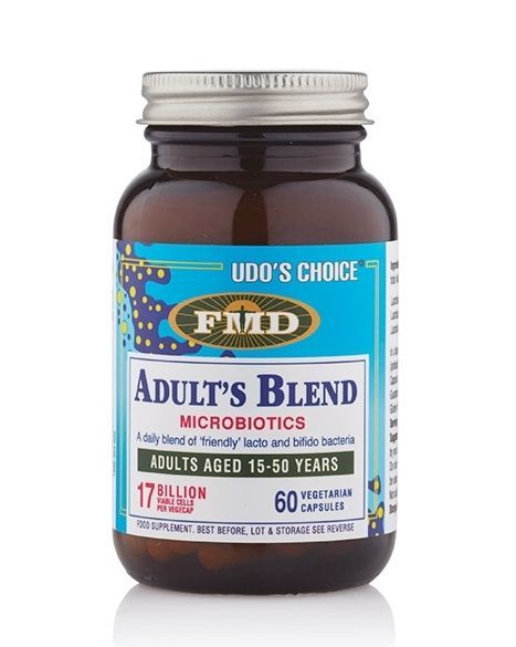 Udos Choice Adults Blend Microbiotic 60 Capsules