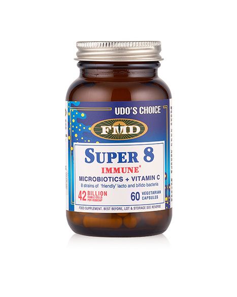 Udos Choice Super 8 Immune Microbiotics 60 Capsules