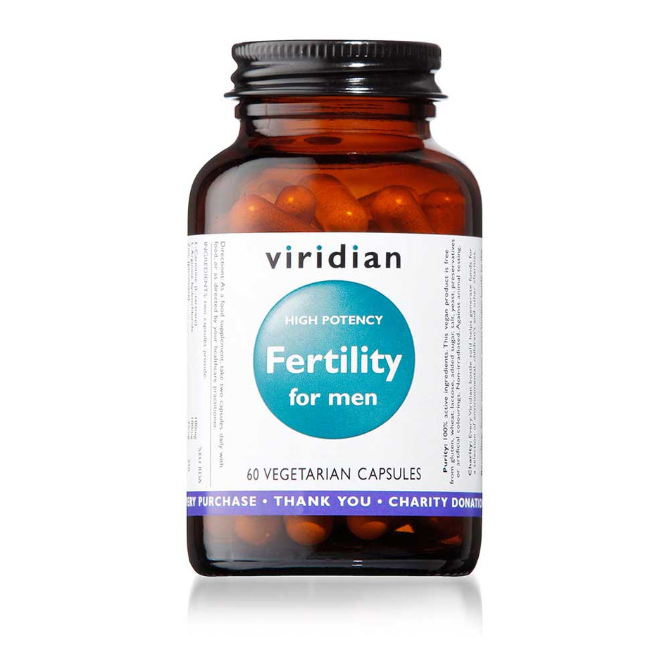 Viridian Fertility for Men Veg Caps (Hi-Potency) 60 - MicroBio Health