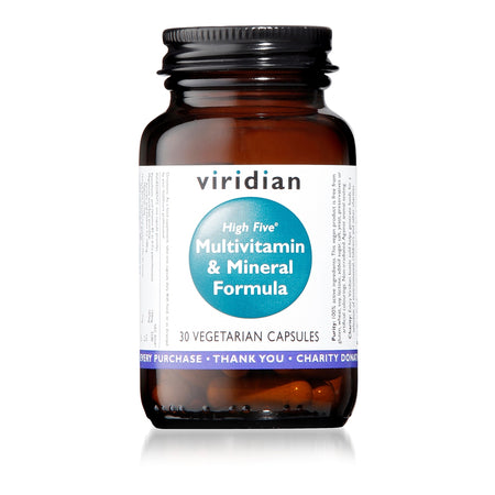 Viridian HIGH FIVE Multivitamin & Mineral Formula Veg Caps 60 - MicroBio Health